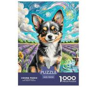Beauceron Puzzle De 1000 Pièces pour Adultes Jeux Éducatif Défi Jouets Cadeaux Chien de Compagnie Puzzle De Qualité Supérieure Adultes Et Enfants Dès 14 Ans70x50cm/1000pcs