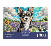 Beauceron Puzzle De 1000 Pièces pour Adultes Jeux Éducatif Défi Jouets Cadeaux Chien de Compagnie Puzzle De Qualité Supérieure Adultes Et Enfants Dès 14 Ans70x50cm/1000pcs