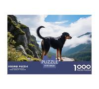 Beauceron, Puzzle De Mille Pièces, Activité Calme Et Immersive, Parfait pour Collectionneur, pour 14 Ans Et Plus,Chien de Compagnie, 38x26cm/1000pcs