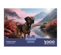 Beauceron, Puzzle De Mille Pièces, Activité Créative Et Apaisante, Ou Pièce D’Art, pour 14 Ans Et Plus,Chien de Compagnie, 70x50cm/1000pcs