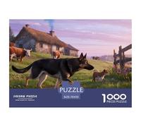 Beauceron1000 Pièces PuzzleChien Contes Magiques, Adultes/Enfants, Illustration Originale, Décoration, Cadeau 70x50cm/1000pcs