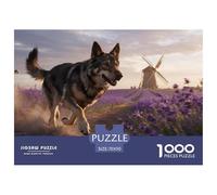 Beauceron1000 Pièces PuzzleChien Contes Magiques, Adultes/Enfants, Puzzle Qualité Supérieure, Fantaisie, Activités Familiales 70x50cm/1000pcs