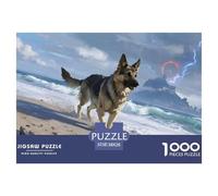 Beauceron1000 Pièces PuzzleChien Encastrement Parfait, Adultes/Enfants, Puzzle Adulte, Activités Familiales 38x26cm/1000pcs