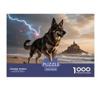 BeauceronPuzzle 1000 Pièces Chien Adultes Et Enfants, Puzzle De Qualité Supérieure, Jeu Éducatif, Peinture Art 70x50cm/1000pcs