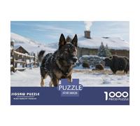 BeauceronPuzzle 1000 Pièces Chien Contes Magiques, Adultes/Enfants, Illustration Originale, Activités Familiales 38x26cm/1000pcs