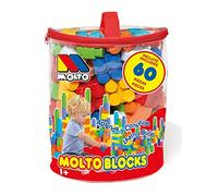 Beaucoup - Building Blocks, Sac avec 60 Pièces (6205)