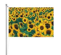 Beaucoup de beaux tournesols,Drapeau de jardin, bannière décorative, drapeau double face, 2 x 3 pieds, pour extérieur et intérieur