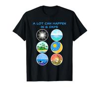 Beaucoup de Choses Peuvent Arriver en 6 Jours - Création de professeurs d'école et d'enfants T-Shirt Graphique avec Valeur