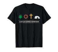 Beaucoup de Choses Peuvent Arriver en 7 Jours Dimanche des Rameaux Semaine Sainte Pâques T-Shirt