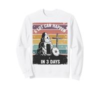 Beaucoup de Choses Peuvent se Passer en 3 Jours - Croix chrétienne de Pâques Sweatshirt