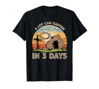 Beaucoup de choses peuvent se passer en trois jours Coquette Bow Christian Easter T-Shirt