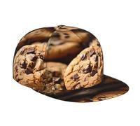 Beaucoup de cookies Chapeau de soleil sportif, casquette décontractée pour tous les jours, casquette de baseball réglable, convient pour les voyages et le quotidien, noir