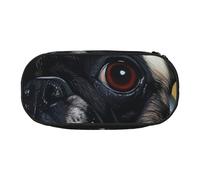 Beaucoup de grenouilles chantent sur les branches de papillons d'été en tissu Oxford avec motif spacieux pour l'école, le bureau, les voyages - Trousse multi-usage pour papeterie et maquillage, Carlin