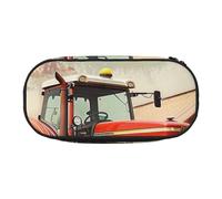 Beaucoup de grenouilles chantent sur les branches de papillons d'été en tissu Oxford avec motif spacieux pour l'école, le bureau, les voyages - Trousse multi-usage pour papeterie et maquillage