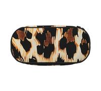 Beaucoup de grenouilles chantent sur les branches de papillons d'été en tissu Oxford avec motif spacieux pour l'école, le bureau, les voyages - Trousse multi-usage pour papeterie et maquillage