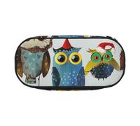 Beaucoup de grenouilles chantent sur les branches de papillons d'été en tissu Oxford avec motif spacieux pour l'école, le bureau, les voyages - Trousse multi-usage pour papeterie et maquillage