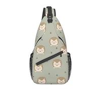 Beaucoup de hérissons Mignons Pingouins prenant des Photos Sac à bandoulière, Sac à bandoulière pour Hommes et Femmes, utilisé pour Les Loisirs et Les Voyages
