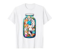 Beaucoup d'enfants de Chats colorés T-Shirt