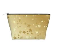 Beaucoup d'étoiles dorées sans Soudure, Trousse de Toilette Trousse de Maquillage Sac à cosmétiques Trousse de Toilette de Voyage Portable