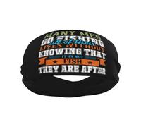 Beaucoup d'hommes Pratiquent La Pêche Toute Leur Vie sans Savoir Que Ce n'est Pas du Poisson Qu'Ils Recherchent. Unisexe Bandeau De Sport Respirant Bandeau Cheveux Large Bandeaux De Sport