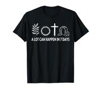 Beaucoup Peut Arriver en 7 Jours Semaine Sainte de Pâques catholique 2026 T-Shirt