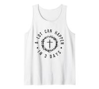 Beaucoup Peut se Produire dans 3 Jours d'élève de Pâques Débardeur