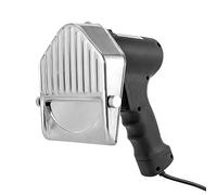Beaudreaul Couteau à kebab électrique 120 W, épaisseur de coupe 0-10 mm, trancheuse kebab en acier inoxydable, pour les magasins de viande rôtie, les restaurants, les familles, etc