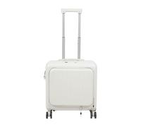 Beaudreaul Valise Moyenne IdéAle 45x24x41cm,Grande Capacité Valise Abs avec 4 roulettes Pivotantes,des Personnes Telles Que éTudiants Touristes d'affaires (Blanc)