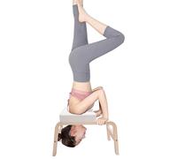 Beaudreaul Yoga Headstand Tabouret - Yoga Headstand Bench - Yoga Headstand Chair for Home - Yoga Chair Headstand - Headstand Chair - Inversion Chair - Wood and PU Pads