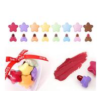 BeauFairy Ensemble de Rouge à Lèvres en Stars Capsule, 8 Couleurs, Velours, Mignons, Imperméable, Longue Durée, Portable Mats Mini Petit Lipstick, Lip Gloss Cadeaux de Noël pour Les Filles-134