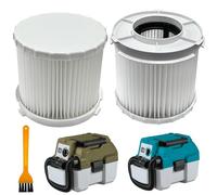 Beaufan 2 Pack 162518-0 Filtres HEPA Compatibles avec Makita DVC750 / DVC750Z / VC750l / XCV11Z / XCV11T / ADCV11Z Pièces de Rechange