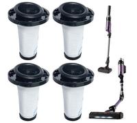 Beaufan Lot de 4 filtres en mousse de rechange ZR009010 compatibles avec Rowenta RH2038 X-Force Flex 9.60 / Rowenta X-Nano Cordless Vacuum Cleaner Filter