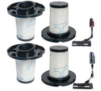 Beaufan Lot de 4 filtres lavables ZR009007 compatibles avec Rowenta X-Force Flex 11.60/12.60/14.60/15.60 Cordless et Animal RH98 Series et RH99
