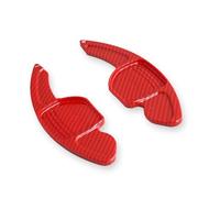 BEAUIY Extension de palette de changement de vitesse de volant de voiture pour Audi A3 A4 A4L A5 A6 A7 A8 Q3 Q5 Q7 TT S3 R8 MK2 S5 palette de changement de vitesse (couleur : rouge carbone)