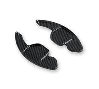 BEAUIY Extension de palette de changement de vitesse de volant de voiture pour Audi A3 A4 A4L A5 A6 A7 A8 Q3 Q5 Q7 TT S3 R8 MK2 S5 palette de changement de vitesse (couleur : noir carbone)