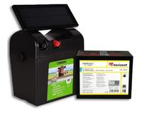 BEAUMONT - Électrificateur de Clôture P180 - avec Panneau Solaire et Pile 9 V 170 Ah - Grande Autonomie - Facilement Transportable - Idéal pour Petite Installation, Tous Types d'animaux