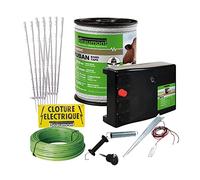 BEAUMONT - Kit Clôture Anti-fuge pour Chien avec Poste à Secteur à Brancher - 9500 Volts - Facile à Installer - Délimitation & Sécurisation de la Propriété (Chiens à Poils Longs)