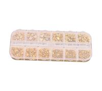 Beaupretty 1 boîte Stickers Manucure Décoratifs Diamant Doré Semi Cercle pour Ongles DIY Élégants et Durables