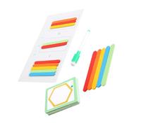 Beaupretty 1 Ensemble Bâtonnets de Compte Bois pour Garçon Fille Éducatif de Mathématiques Outil Apprentissage Développement