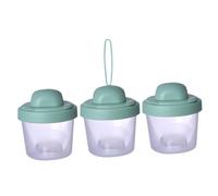 Beaupretty 1 ensemble Boîte Doseuse à Poudre de Lait Portable Conteneur Empilable à Couches pour Lait Céréales et Snacks Récipient Pratique pour Vert