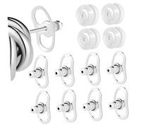 Beaupretty 1 Ensemble Bouchons d'oreilles anti-chute lève-boucles d'oreilles pour boucles d'oreilles Soutien de la boucle d'oreille Backs boucle d'oreille de verrouillage cuivre