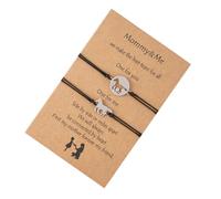 Beaupretty 1 Ensemble Bracelet Inoxydable de Bracelet pour Relation pour Fête Mères et Anniversaire