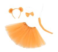 Beaupretty 1 Ensemble De -Têtes À Oreilles De Singe -Tête Pour Animaux Queue De Singe Costume D'Animal -Tête Et Queue De Singe Oreilles Et Queue De Singe Oreilles Et