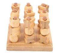 Beaupretty 1 Ensemble Jeu de Société Bois Jeu Créatif pour Adultes Éducatif Bois Puzzle Stratégique Développement des Compétences de Problèmes