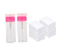 Beaupretty 1 Ensemble Kit de Lingettes Dissolvantes pour Vernis à Ongles Flacons Vides de Ensemble Pratique pour Élimination Facile Vernis
