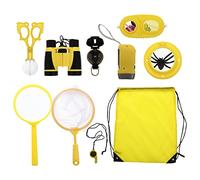 Beaupretty 1 Ensemble Kit Exploration Extérieure pour Garçon Fille Ensemble pour Observation des Insectes Plantes avec Loupe et Boîte Observation Éducatif Plein Air pour Garçons et Filles