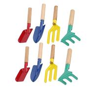 Beaupretty 1 Ensemble Outils de Jardinage Pelle Râteau et Transplantoir avec Manche pour Jardinage Transplantation des Plantes