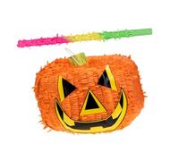 Beaupretty 1 Ensemble Piñata Halloween Forme de Citrouille Complet avec et Bonbons Décoration de Fête pour Garçon Fille Accessoire de Fête Original pour Célébrations Halloween