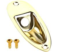 Beaupretty 1 ensemble Prise Jack pour Guitare Électrique Or Remplacement Pratique et Robuste Compatible avec Fender Accessoire de Guitare Élégant avec Courbe Adaptée