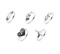 Beaupretty 1 Jeu Fines Rétro Set De Délicates De Cœur Et Dés Accessoires De Mode Pour Toutes Occasions 5 Pièces